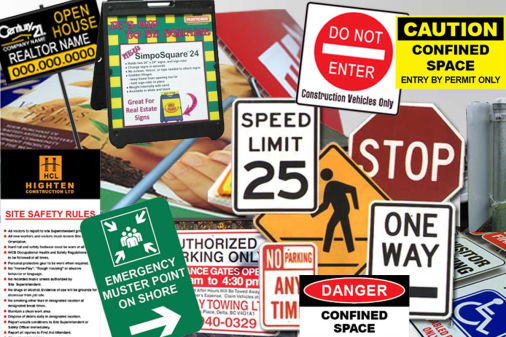 All kind of signs
